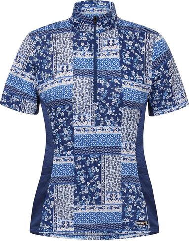 Kerrits Women's Breeze Ice Fil Short Sleeve Horse Riding Shirt – Ultra-Lightweight Cooling Equestrian Top, Great for Summer in Saudi Arabia