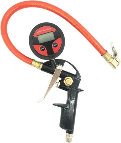 مقياس تضخيم ضغط الإطارات الرقمية الإطارات المقياس 0-150 PSI اختبار الضغط العالمي لضغط الإطارات المحمولة للدراجات النارية RV SUV in Kuwait