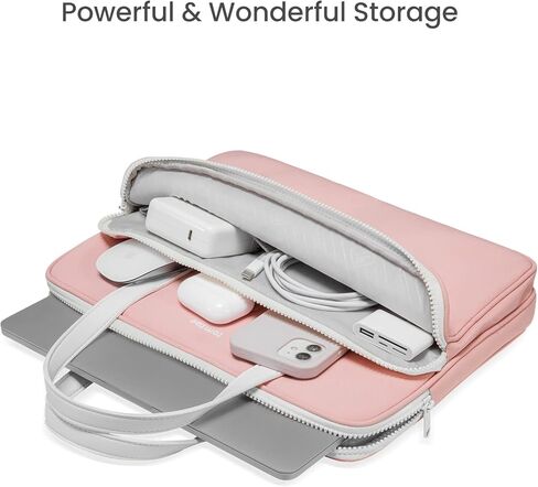 حقيبة حمل كمبيوتر محمول واقية من Tomtoc لجهاز MacBook Air M2/A2941 الجديد مقاس 15 بوصة 2023،16 بوصة MacBook Pro M3/M2/M1 Pro/Max A2991 A2780 A2485 2023، Dell XPS 15 Plus، حقيبة ملحقات الكمبيوتر المحمول المقاومة للماء in Kuwait