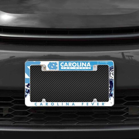 Rico Industries NCAA Northwestern Wildcats Primary 12" x 6" Chrome All Over Automotive License Plate Frame for Car/Truck/SUV in Saudi Arabia