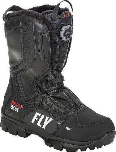 Fly Racing Marker BOA Snow Boot (Black, 8) in Kuwait