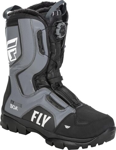 Fly Racing Marker BOA Snow Boot (Black, 8) in Kuwait