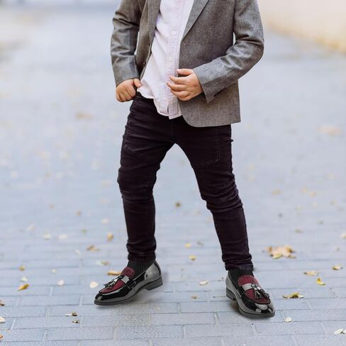 JITAI Boys Slip-On Leather Loafers - Luxury Dress, Casual & Tuxedo Shoes for Boys in Saudi Arabia
