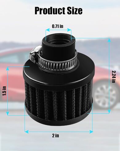18mm Valve Cover Breather Filter Fit for Honda Civic Integra RSX K-swap K20 K20A K20Z K24 K-SERIES Eg Ek Dc2 civic RSX K-swap K20 K20A K24 in Saudi Arabia