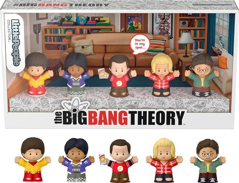 Little People Collector The Big Bang Theory TV Show Special Edition Set in a Display Box for Adults & Fans, 5 Figures​ in Kuwait