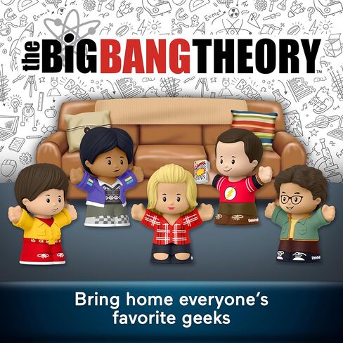 Little People Collector The Big Bang Theory TV Show Special Edition Set in a Display Box for Adults & Fans, 5 Figures​ in Kuwait