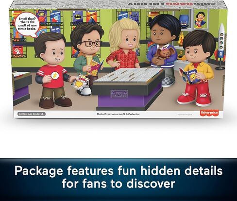 Little People Collector The Big Bang Theory TV Show Special Edition Set in a Display Box for Adults & Fans, 5 Figures​ in Kuwait