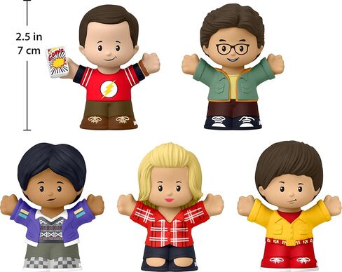 Little People Collector The Big Bang Theory TV Show Special Edition Set in a Display Box for Adults & Fans, 5 Figures​ in Kuwait