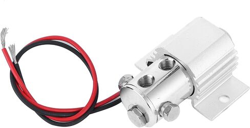 Front Brake Line Lock Kit Heavy Duty Roll Control Hill Holder Electric Stainless Steel Aluminum Fit 1/8 27 NPT (Silver) in Saudi Arabia