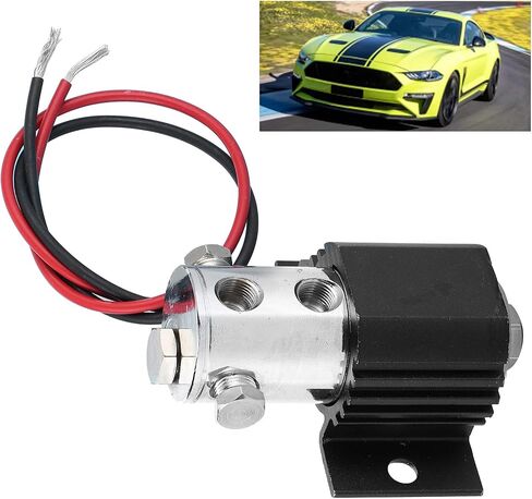 Front Brake Line Lock Kit Heavy Duty Roll Control Hill Holder Electric Stainless Steel Aluminum Fit 1/8 27 NPT (Silver) in Saudi Arabia