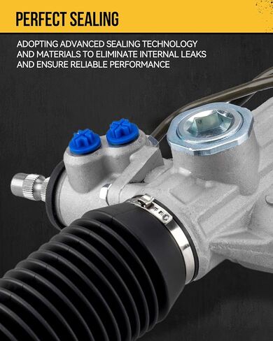 KAC Power Steering Rack and Pinion Assembly Replacement for 2000-2011 Impala 2005-2009 LaCrosse 2003-2005 Century 2003-2004 Regal, Complete Steering Rack and Pinion System Replace 22-186 26056808 in Kuwait