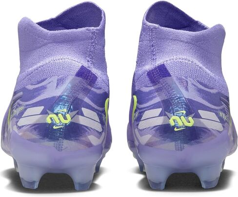 Nike United Phantom Luna 2 Elite FG High-Top Soccer Cleats (HF1600-500, Purple Agate/Barely Volt) in Saudi Arabia
