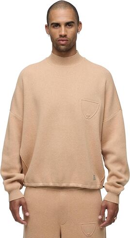 HUDSON Men's Jrue Mock Neck Sweater in Saudi Arabia