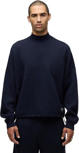 HUDSON Men's Jrue Mock Neck Sweater in Saudi Arabia