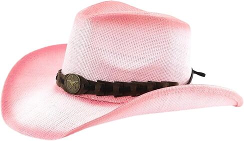 Fedoras Panama Hat Unique Star Buckle Wide Brimmed for Women Men Photo Props Western for Men Women Unisex in Saudi Arabia