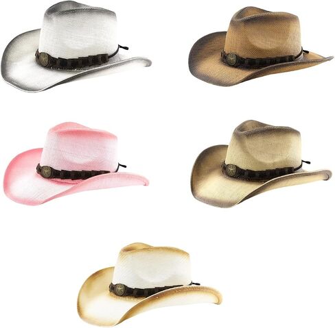 Fedoras Panama Hat Unique Star Buckle Wide Brimmed for Women Men Photo Props Western for Men Women Unisex in Saudi Arabia