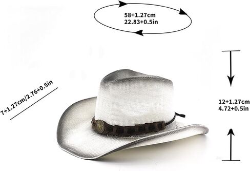 Fedoras Panama Hat Unique Star Buckle Wide Brimmed for Women Men Photo Props Western for Men Women Unisex in Saudi Arabia