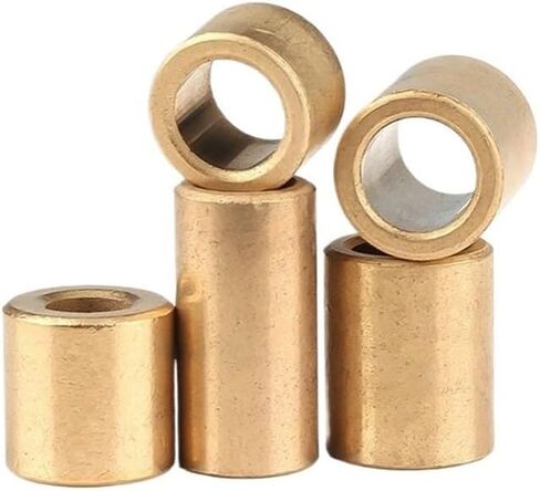 2/5/10pcs Bearing Copper Shaft Bushing Inner Diameter 8 10 12mm Small Bushing(10pcs 8x12x10) in Saudi Arabia