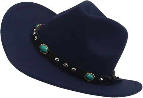 Fedoras Panama Hat Unique Ethnic Band Wide Brimmed for Women Men Photo Props Western for Men Women Unisex in Saudi Arabia