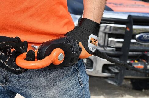 Winch Shackle Mount and 30,000 lbs Capacity Heavy-Duty Snatch Block with Full-Size Neoprene Winch Cover | for Secure Vehicle Recovery | Includes TrendsAuto Decal in Saudi Arabia