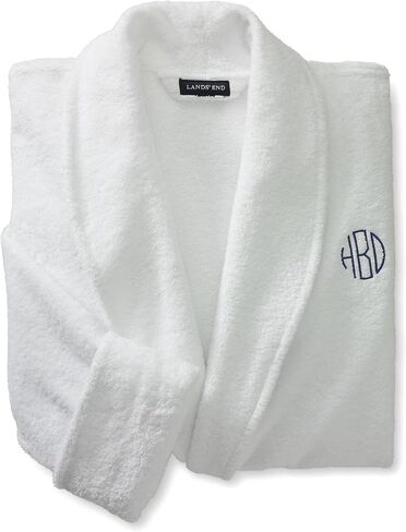 Lands' End Men's Full Length Turkish Cotton Terry Bathrobe in Saudi Arabia