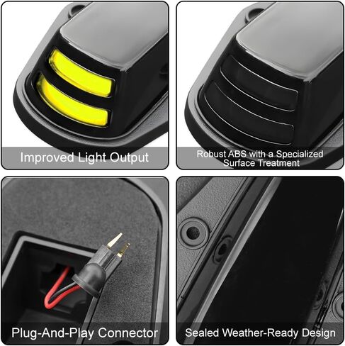 Marker LED Light ، 5 PC Car 12V DC Roof Top Light ، مصابيح تشغيل Marker متوافقة مع Ford F250 1984-1996 in Kuwait