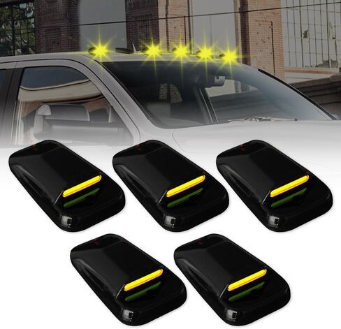 Marker LED Light ، 5 PC Car 12V DC Roof Top Light ، Marker Marker Lamps متوافقة مع RAM 1500 Pickup Truck 2003-2018 in Kuwait