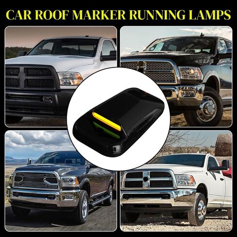 Marker LED Light ، 5 PC Car 12V DC Roof Top Light ، Marker Marker Lamps متوافقة مع RAM 1500 Pickup Truck 2003-2018 in Kuwait