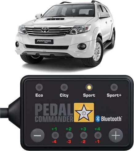 قائد دواسة Toyota Fortuner 2016+ Throttle Response Controller - Fits G ، G Trd Sportivo ، Lux ، GX ، VX ، 2.4L ، 2.7L ، 2.8L ، 3.0L ، 4.0L ، Gas & Diesel Toyota Fortuner Associory in Kuwait