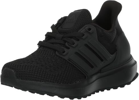 adidas UBounce DNA Sneaker, Crew Orange/White/Solar Slime, 4 US Unisex Big Kid in Saudi Arabia