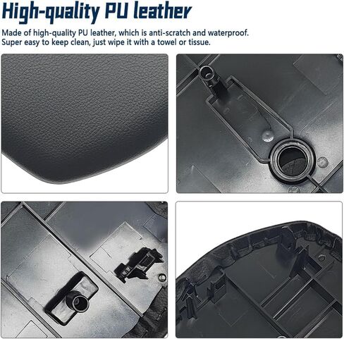 Leather Center Console Lid Armrest Cover for Toyota RAV 2019-2023 for Models 58920-42010-C0/5892042010C0, Premium PU Leather Upgrade Accessory in Saudi Arabia