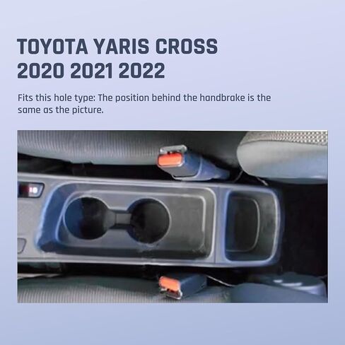YJYWZH Car Armrest Box for Toyota Aygo BJ 4USB Ports & 2 Type-C Interfaces Automotive Accessories Carbon Fiber Leather Center Console with Cup Holder Phone Box in Saudi Arabia