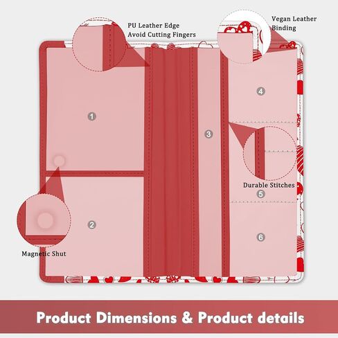Car Registration and Insurance Holder, with Magnetic Closure for License, Cards and Documents, All Vehicle Needs and Car Accessories (Leopard-Black) in Saudi Arabia