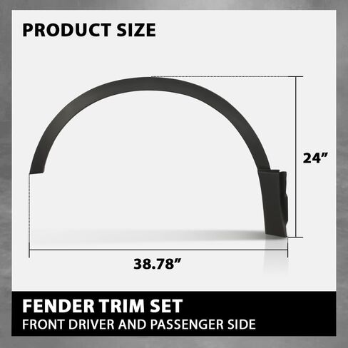 G-Plus Front Fender Trim Set Set Set Set Set Set Set Set وجانب الركاب متوافق مع CRV Hybrid 2020-2022/FIT Honda CRV 2017-2022 74115TLAA02 74165TLAA02 HO1291108 HO1290108 in Kuwait