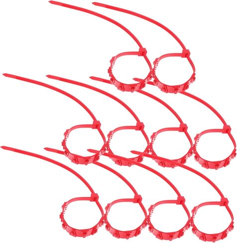 Amosfun 10Pcs Snow Chains for Motorcycle Tires High Strength Nylon Skid Tire Chains for Bikes Snow Mud for Winter Safety in Saudi Arabia