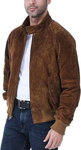 غلاف Leathers للرجال WWII جلود السترة مع بطانة قابلة للإزالة (متوفرة أيضًا في Big & Tall) in Kuwait