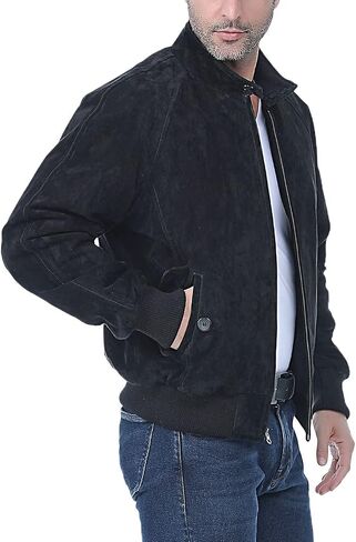 غلاف Leathers للرجال WWII جلود السترة مع بطانة قابلة للإزالة (متوفرة أيضًا في Big & Tall) in Kuwait