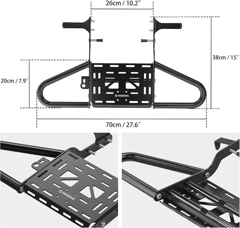 BARK WIDE GROK BAR الوفير متوافق مع Yamaha Raptor 700 YFM700 2013 2015 2015 2017 2018 2019 2019 2020-2024 ، Raptor 700 YFM700R 2006 2007 2008 2014 ، انظر Fitments in Saudi Arabia