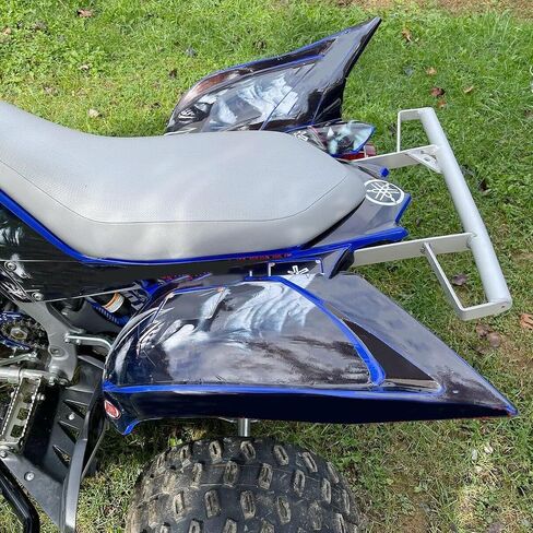 ATV الخلفي بار الاستيلاء على نطاق واسع متوافق مع 2006-2024 2021 2022 2023 Yamaha Raptor 700 700R رف مثبت على الألومنيوم اللمعان الأسود in Kuwait