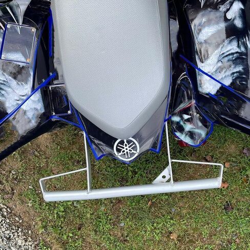 ATV الخلفي بار الاستيلاء على نطاق واسع متوافق مع 2006-2024 2021 2022 2023 Yamaha Raptor 700 700R رف مثبت على الألومنيوم اللمعان الأسود in Kuwait