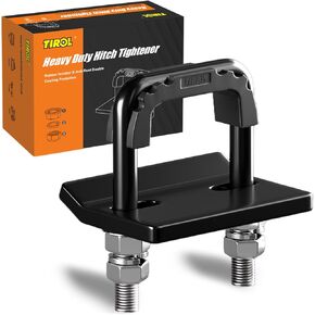 TIROL Hitch Tightener Anti-Rattle Clamp - Heavy Duty Hitch Stabilizer for 1.25" to 2" Trailer Hitches Reduce Movement on Hitch Mount Hitch Tray Cargo Carrier Bike Rack, RV Trailer Accessories (Black) in Kuwait