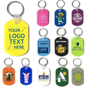 Mia & Cale Custom Vintage Motel Hotel Keychains with your Logo/Text, Personalized Key Tags for Promotional Items/Party Favors in Saudi Arabia