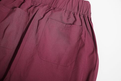 Yoweenton Town Scrubs for Women Scrub Set - Jogger Pant and Comfort Stretch V-Neck Easy Care Uniforms in Saudi Arabia