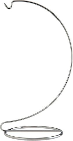 Creative Hobbies 10 Inch Tall Black Plated Ornament Display Stand Hanger Holder for Displaying Christmas Ornaments, Glass Terrariums, Etc.- Pack of 6 Stands in Saudi Arabia