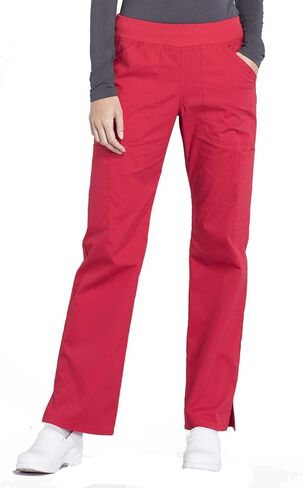 شيروكي نساء فرك مجموعة الحديثة ملائمة 3 جيب V-neck أعلى ww665 مع 6 جيب منتصف الجيب الساق الساق مستقيم ww170 in Saudi Arabia