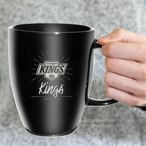 Rico Industires NHL Hockey Detroit Red Wings Sunburst 18oz Laser Engraved Ceramic Lustre Mug in Saudi Arabia