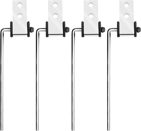 4 Pack Heavy Duty Universal Exhaust Hangers - Flexible Swivel Tailpipe & Muffler Brackets for 2 1/4" Tubes (4 Pack) in Saudi Arabia
