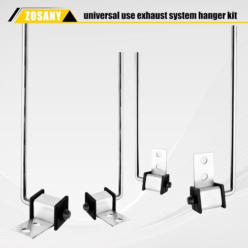 4 Pack Heavy Duty Universal Exhaust Hangers - Flexible Swivel Tailpipe & Muffler Brackets for 2 1/4" Tubes (4 Pack) in Saudi Arabia