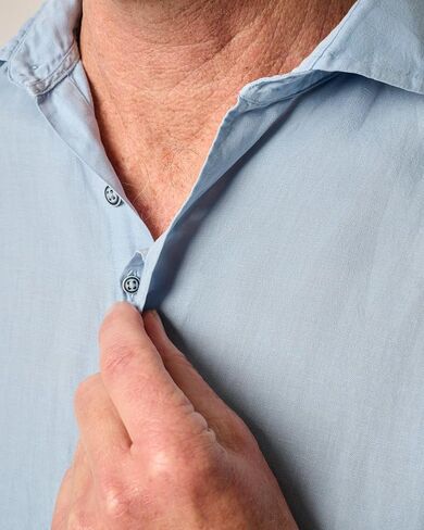 johnnie-O Short Sleeve Hangin' Out Linen Button Down Shirt - Gianni in Saudi Arabia