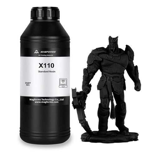 راتنج الطابعة ثلاثية الأبعاد Standard Pro X110، راتنج المعالجة بالأشعة فوق البنفسجية 405 نانومتر مع صلابة وقوة معززة، راتنج فوتوبوليمير سريع المعالجة لطباعة LCD DLP ثلاثية الأبعاد (بشرة فاتحة، 1000 جم) in Kuwait